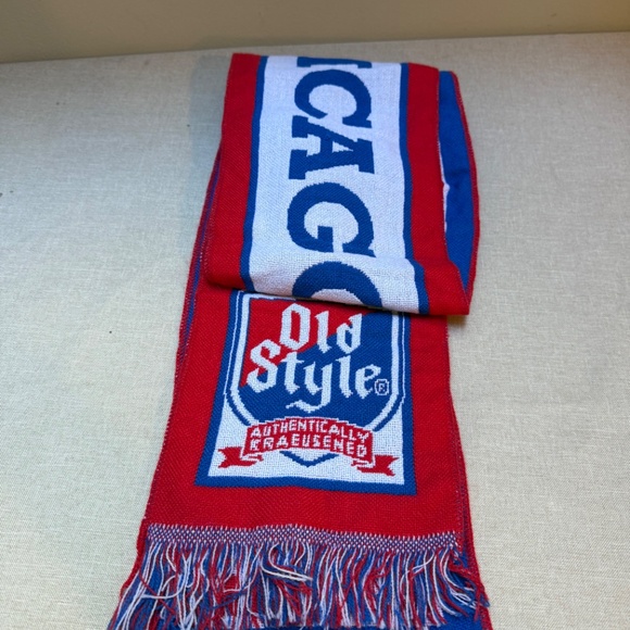 Vintage Chicago Cubs Old Style Advertising Scarf - Picture 2 of 10